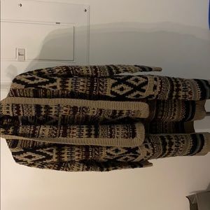 LINE - long multicoloured cardigan